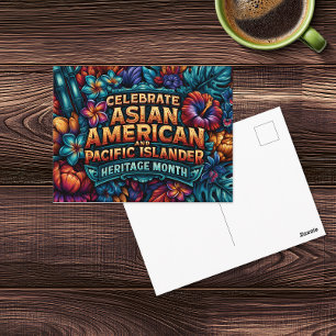 Postal Celebra el Mes de la Herencia AAPI con Follaje Tro