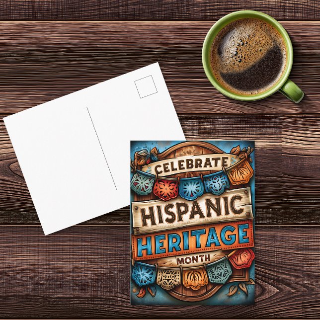 Postal Celebra el Mes de la Herencia Hispana (Subido por el creador)