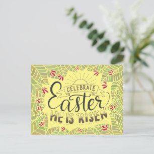 Postal Celebra Pascua Que Se Está Levantando Pascua Amari