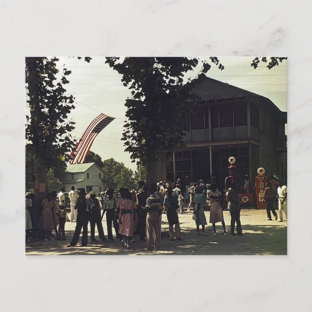 Postal Celebración afroamericana del 4 de julio (Anverso)