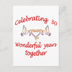 POSTAL CELEBRACIÓN DE 30 AÑOS
