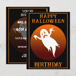 POSTAL CELEBRACIÓN DE CUMPLEAÑOS PERSONALIZADA FANTASMA D
