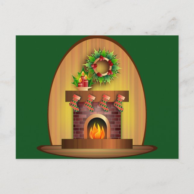 Postal Celebración de navidades (Anverso)