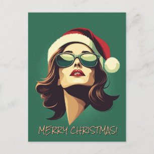 Postal Celebración de Navidades de mujeres de negocios