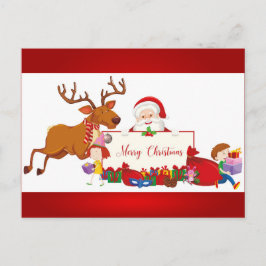 Postal Celebración de Navidades festivos