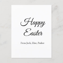 Postal celebración de Pascua agrega QR foto feliz Pascua