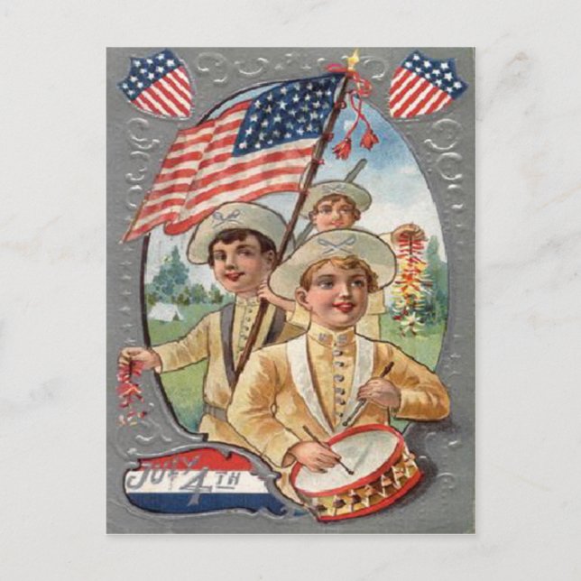Postal Celebración del 4 de julio (Anverso)