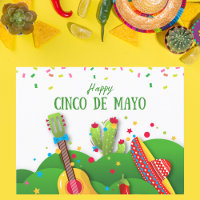 Celebración del Confetti Cinco de Mayo