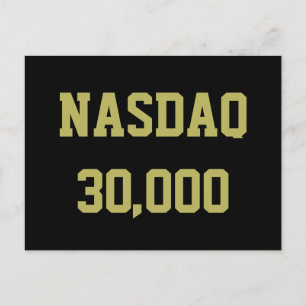 Postal Celebración del NASDAQ 30000 en el mercado de valo
