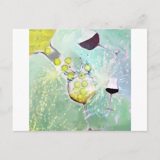 Postal Celebración del tenis (Anverso)