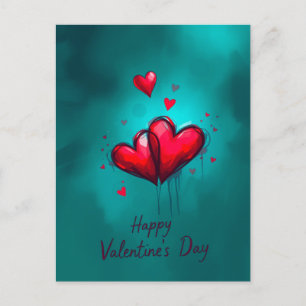 Postal Celebración el día de San Valentín del amor