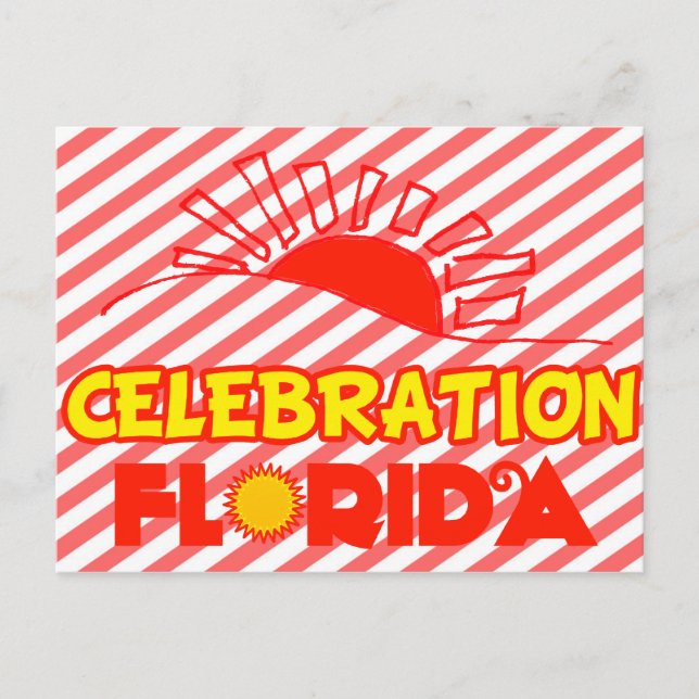 Postal Celebración, Florida (Anverso)
