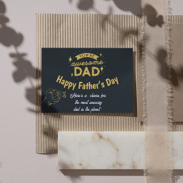 Postal Celebración personalizada del Día del Padre