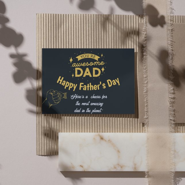 Postal Celebración personalizada del Día del Padre (Subido por el creador)