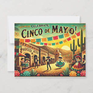 Postal Celebrar Cinco de Mayo