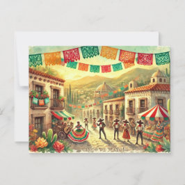 Postal Celebrar Cinco de Mayo