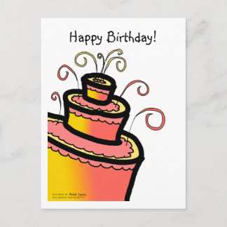 POSTAL ¡CELEBRAR CON EL PASTEL!