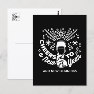 Postal Celebrar el Ilustracion 2 de Vidrio de Nuevos Comi