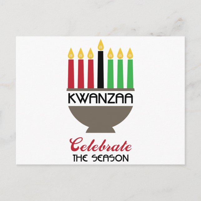 Postal Celebrar Kwanzaa (Anverso)