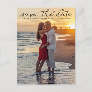 Postal Celebrar la boda de amor Guardar la fecha