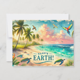 Postal Celebrar la Tierra, 22 de abril