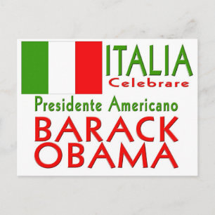 Postal CELEBRAR la toma de mando del presidente Obama Kee