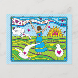 Postal Celebrar la vida_