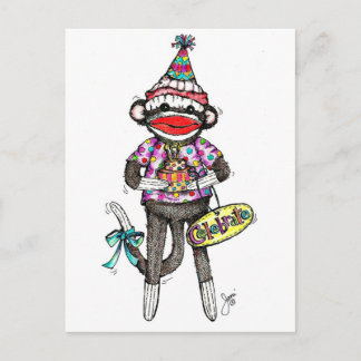 Postal ¡CELEBRAR! Mono de acoplamiento