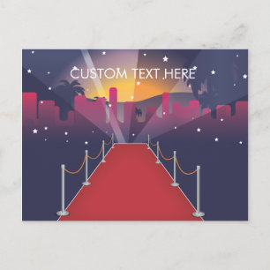Postal Celebridad de la alfombra roja