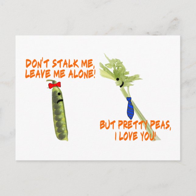 Postal Celery Stalker & Bonito Peas (Anverso)