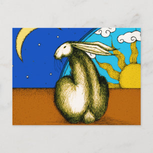 POSTAL CELESTIAL BUNNY