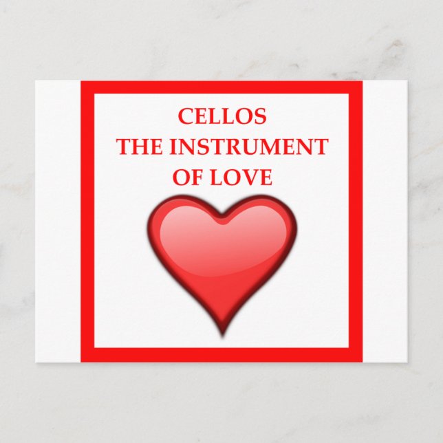 POSTAL CELLO (Anverso)