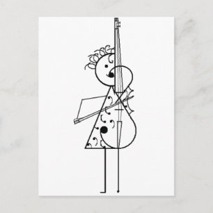 Postal Cello Chica