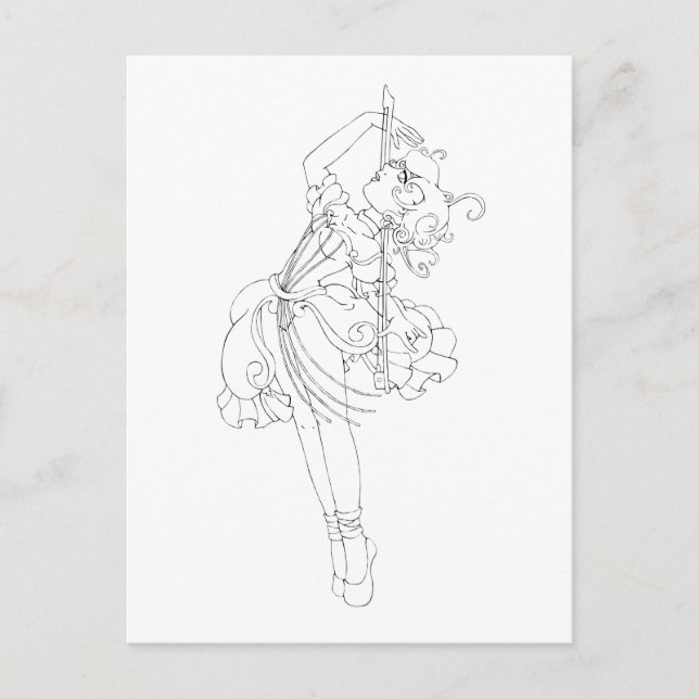 Postal Cello Dance (Anverso)