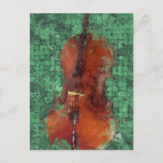 Postal Cello En Verde
