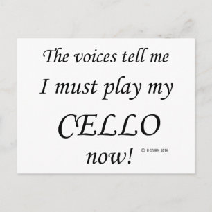 Postal Cello Voices dice que debe tocar