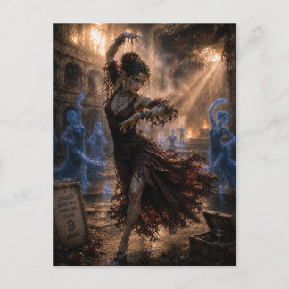 Postal Celos / Bailarín de flamenco / Teatro antiguo