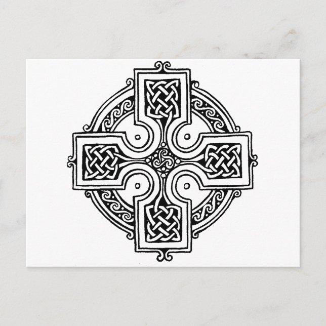 Postal Celtic cross pattern (Anverso)