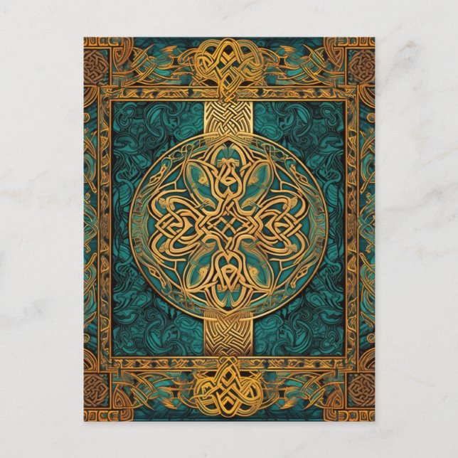 Postal Celtic Knot Knotwork (Anverso)