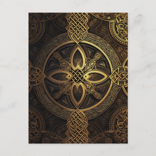 Postal Celtic Knot Knotwork (Anverso)
