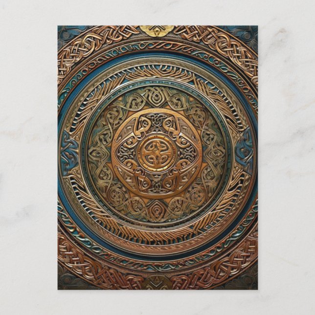Postal Celtic Knot Knotwork (Anverso)