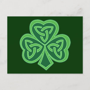 Postal Celtic Knot Shamrock