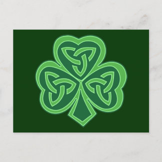 Postal Celtic Knot Shamrock