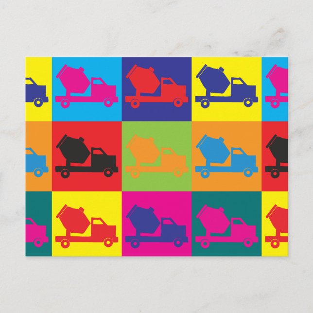 Postal Cement Pop Art (Anverso)