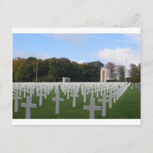 Postal Cementerio americano de Luxemburgo