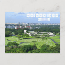 Postal Cementerio americano de Manila
