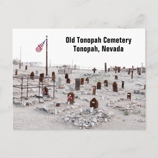Postal Cementerio antiguo de Tonopah, NV (Anverso)