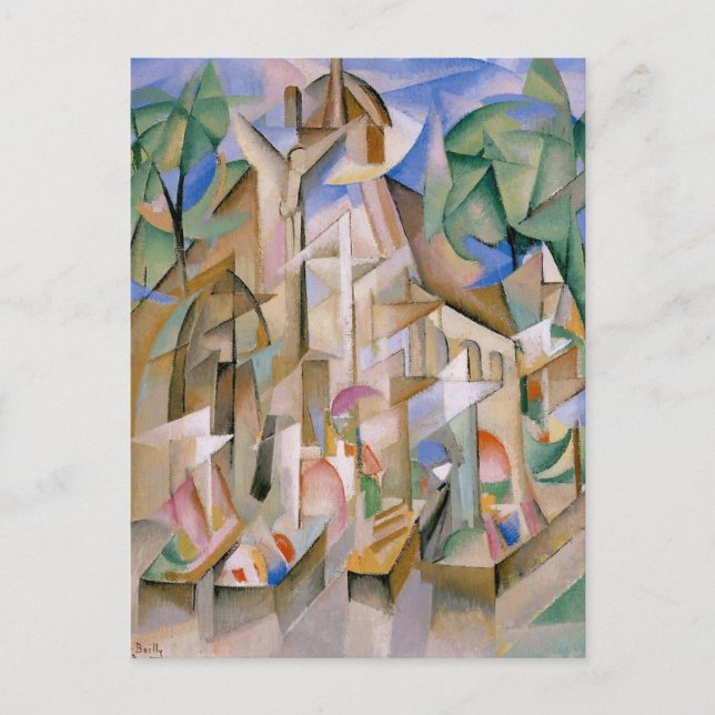 Postal Cementerio de Alice Bailly (Anverso)