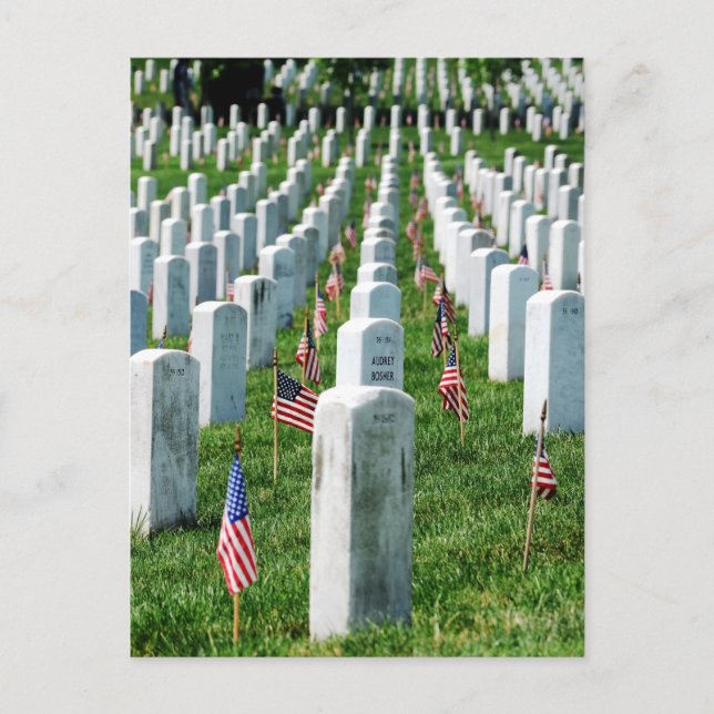 Postal Cementerio de Arlington (Anverso)