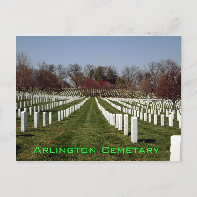 Postal Cementerio de Arlington (Anverso)